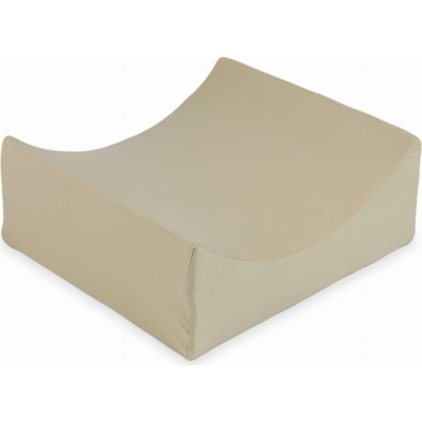 Cuna de espuma beige para parque infantil (1/3)