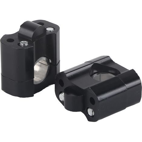 Tbest Colliers de Serrage pour Guidon de Moto en Alliage D'aluminium usiné CNC, Support Durable Haute Résistance pour Motos, Motos Tout-terrain, VTT avec Guidon de 28 Mm, 1/8 Pouce, (Guidon (1/5)