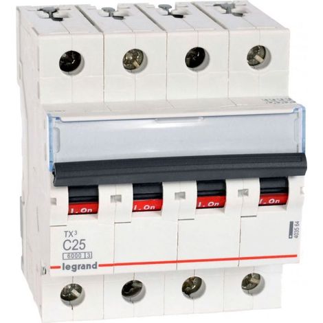 Interruptor Legrand s304 25A 6kA 4 polos
