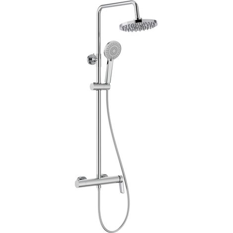 Vega round colonne de douche téléscopique chromé