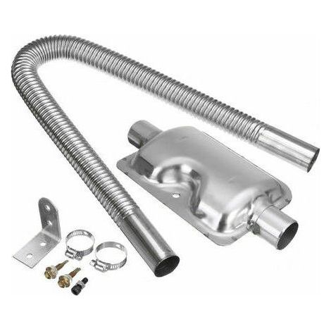 Chauffage Diesel Air Parking 600Mm Tuyau D'Echappement 24Mm Silencieux Silencieux Set Kit (1/3)