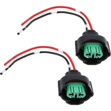 Lot de 2 connecteurs de Faisceau de Fils de Phare H11 compatibles avec Les Ampoules H8/H9/H11/880/881/H27 H11 (1/5)