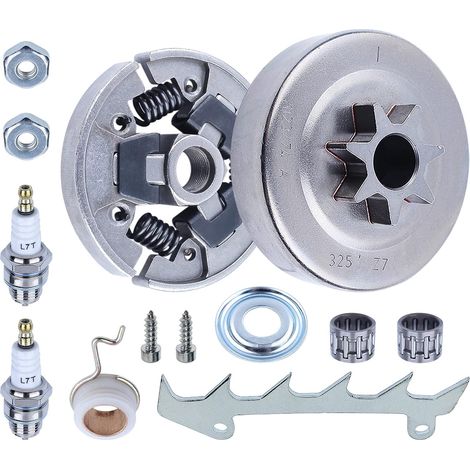 325"-7T Clutch Kit, For Stihl Ms250 Ms230 Ms210 025 023 021, 1123 640 2074, 1123 160 2050, 0000 958 1022, 9512 933 2260, 1123 640 7102, 1123 647 2400, 1123 664 0500, 0000 955 0801 (1/5)