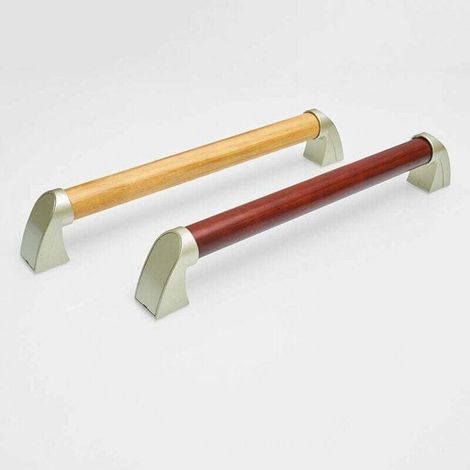 Wooden Shower and Toilet Grab Bar for People with Disabilities, Waterproof Non-Slip Bathroom Support Bar, Bathtub Grab Bar for Seniors, White wood - 54cm, 1 pc