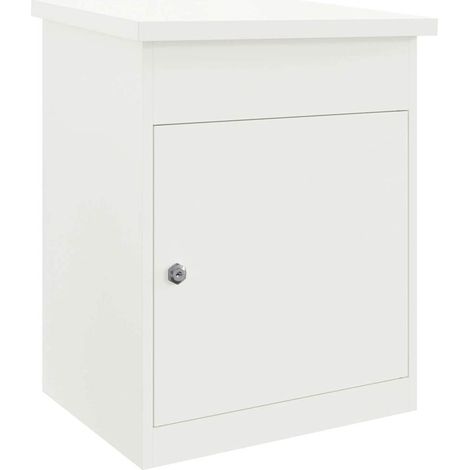 Boîte de dépôt de colis Blanc 47,5 x 38 x 59 cm Acier (1/5)