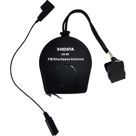 FM SW antenne Radio amplificateur de Signal récepteur pour équipement Radio avec ou sans Connexion d'antenne câble d'extension d'environ 7 m Noir (1/4)