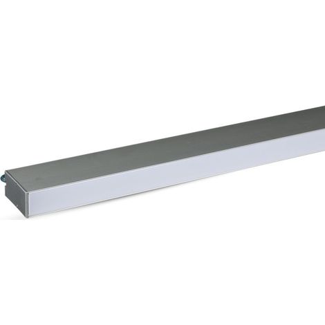 Lámpara de techo LED lineal V-TAC de 40 W con chip Samsung, color plateado y blanco frío