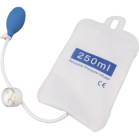Poche de perfusion sous pression professionnelle médicale étanche pour perfusion IV de sang et perfusion rapide de liquides (2 unités) (1/5)