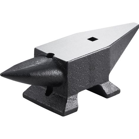 VEVOR Enclume de Forgeron en Acier Dur 10 kg Enclume en Metal Durete 55 HRC Enclume aux Forges 2 Cornes Traitement de Surface Grand Comptoir Parfait pour les Forgerons de Metaux Rivetage Aplatissement