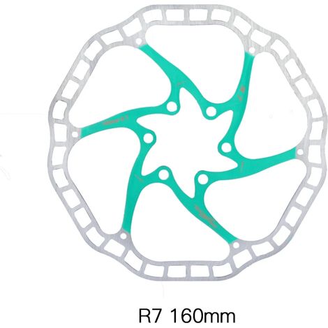 Kit de freins à disque R7 pour VTT, plaquettes de frein hydrauliques de 160 mm, compatible avec les disques de 180 mm et 203 mm. (1/5)