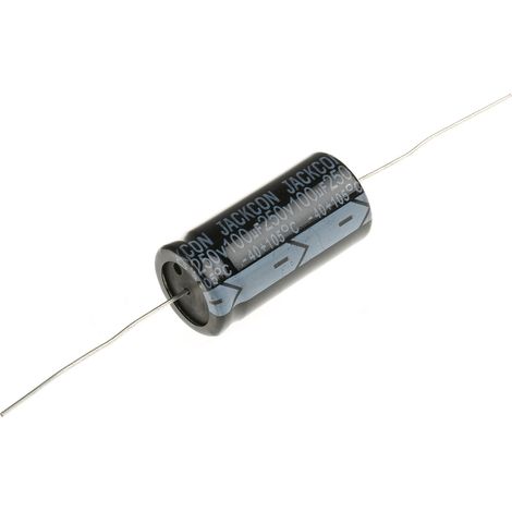 Condensateur RS PRO 100µF, 250V c.c.