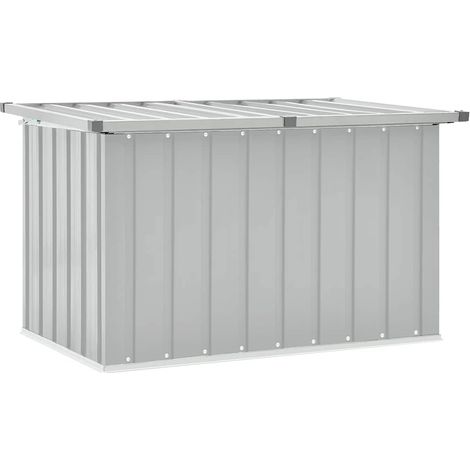 Boîte de rangement de jardin, Coffre de rangement Exterieur Gris 109x67x65 cm LKF32269 (1/5)
