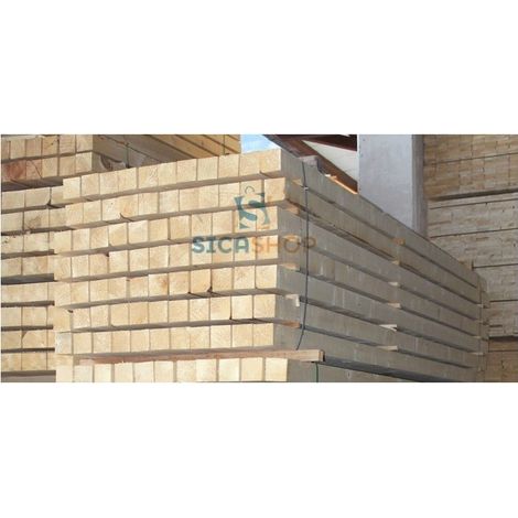 Listello Legno in Abete Grezzo non Piallato MAXI mm48x120x2250 4pz