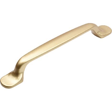AIDUCHO 2er-Pack Schrankgriffe, Küchenmöbelgriffe, Kleiderschranktürgriffe, Gold, Lochabstand 128 mm (1/5)
