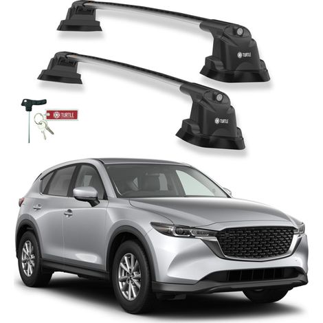 TURTLE kompatibel mit Mazda Cx-5 (Ke) 2012-2016 Dachträger Air3 Grau (1/5)