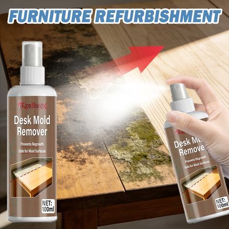 KineShineX Schimmelentferner für Holz, Kleiderschränke und Massivholzmöbel, beugt Schimmelbildung vor (1/4)