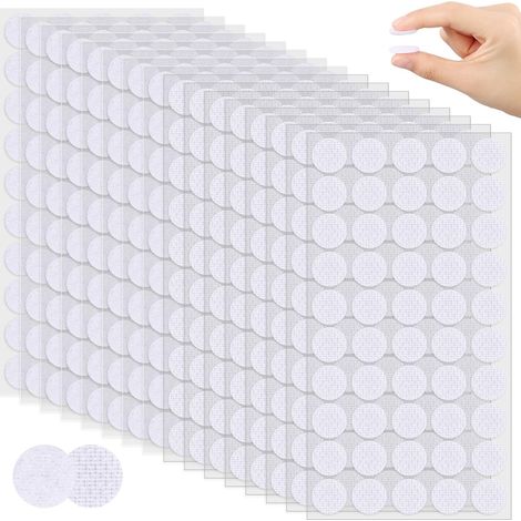 Scratch Autocollant Rond,Autocollantes Hook & Loop Pastille Adhesive (1/5)