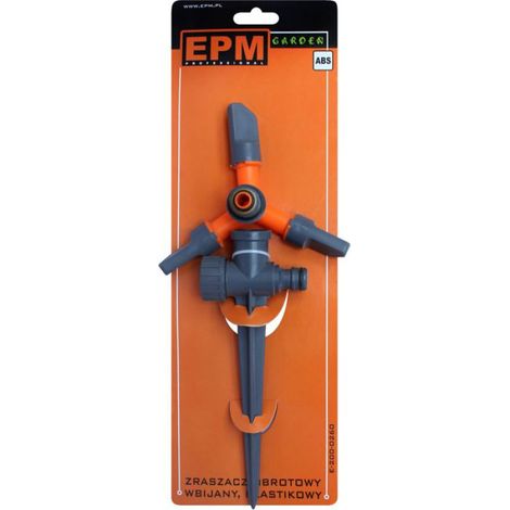 Arroseur Rotatif - 3 Bras Réglables - Angle Et Zone Ajustables - Pour Jardin Extérieur - 1 Pièce (1/2)