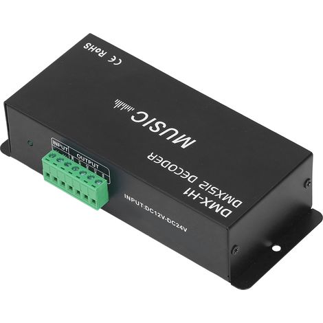 DMX512 4-Kanal RGBW 8A pro Kanal Controller für LED-Bühnenprojektoren, Konstantspannungsdecoder. (1/5)