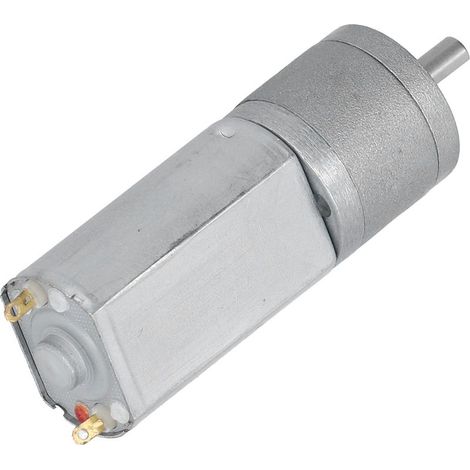 Moteur électrique miniature à engrenages CC 12 V JGA20-180, à balais de carbone, longue durée de vie, ultra basse vitesse et couple élevé (60 tr/min). (1/5)