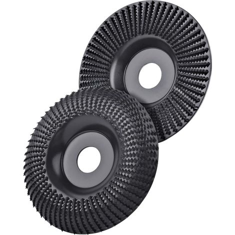 2 Pièces Disques de Meulage de Bois Coupe-Bois Râpe Disques de Meulage Meuleuses D'Angle pour Meuleuses D'Angle 125 mm (1/4)