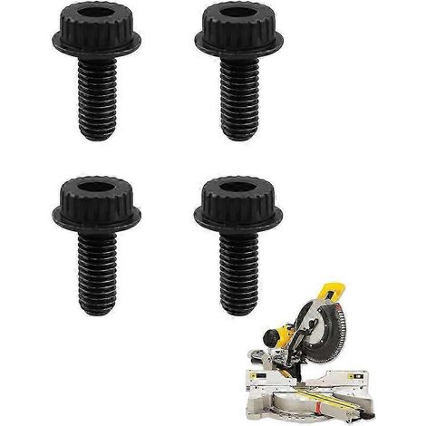 Lot de 4 vis de rechange N600011 pour lame de scie à onglets DeWalt DWS715, DWS780, DWS779, DWS713, DCS361B, DWS716 et DWS716XPS (1/5)