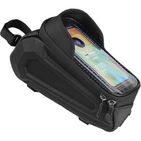 Borsa per telefono da bicicletta, borsa per telaio anteriore, borsa per telaio per bicicletta (1/5)