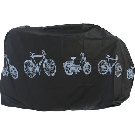 Housse De Vélo - Bache Velo Exterieur Impermeable - Couverture De Moto Protection Contre La Poussière Et Soleil Pliable pour Rangement Facile Et Gain De Place pour Scooter, Moto, Vélos Electrique (1/5)