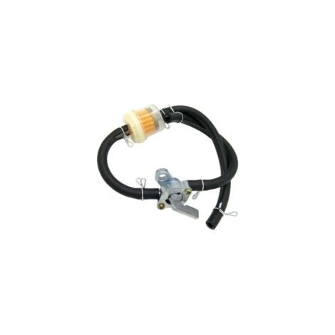 Robinet de carburant universel interrupteur d'essence robinet de carburant robinet d'essence pour générateur réservoirs de carburant de moteur à essence - Crezuo (1/4)