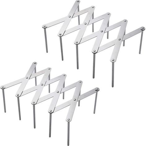 Support de Couvercle - Ustensiles de Cuisine - Acier Inoxydable - Ajustable - Pratique - Design Contemporain (1/4)