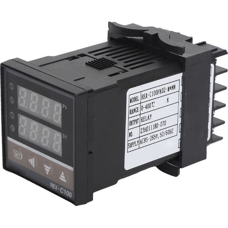 Eosnow Temperaturregler PID Intelligentes digitales Steuerinstrument K-Typ-Eingangsrelaisausgang AC85-265V