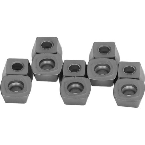 10 Stück Hartmetall-Dreheinsätze, indexierbar, beschichtet, für Holzfräs- und CNC-Drehmaschinen SDMT120512-GH (1/5)