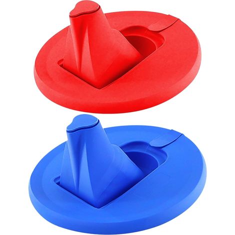 Tapas para botes de pintura, vertedores de latas de pintura con ventilaciones, paquete de 2, 17 cm, a prueba de polvo y fugas, adecuados para verter pintura.