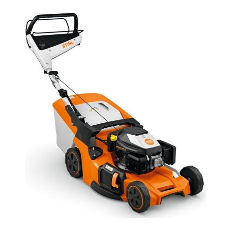 Stihl – Tondeuse à gazon thermique 51 cm – Entraînement à variation continue – Bac de ramassage 55 l – Hauteur de coupe réglable 20-100 mm (1/2)