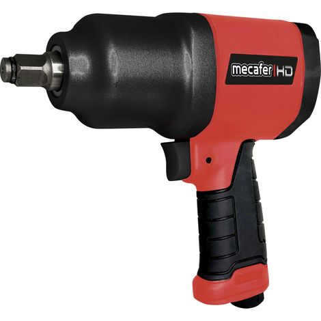Clé à choc pneumatique reversible professionnelle Mecafer - 163157