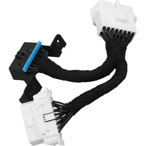OBD2 Y-Kabel, 16-polig, 0,15 m, Stecker auf zwei Buchsen, universelles Verlängerungskabel für Kfz-Diagnosegeräte (1/5)