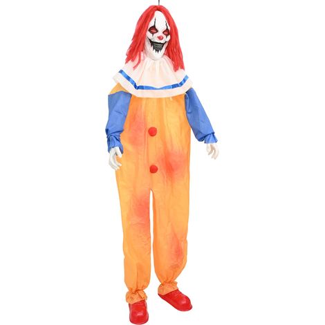 Halloween Scary Clown SPOOKA Yellow and Blue 126.5 x 180 cm vidaXL (1/5)