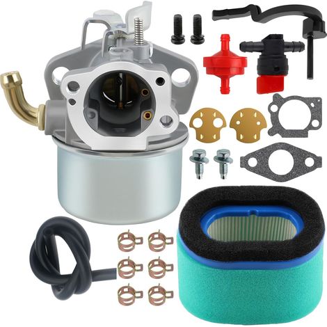 Carburateur 591925 pour moteur – Remplace 698479, 693518, 698475, livré avec filtre à air 110432-0179-E1, pour tondeuse tracteur (1/4)