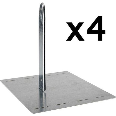 Kit de scellemement - sans beton - pour portique bois ou metal SECURIN TRIGANO (1/5)
