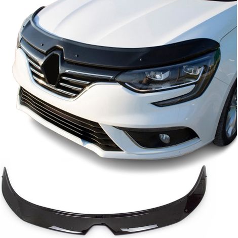 Déflecteur de Capot pour Renault Megane IV 2016-2022 Berline Acrylique Noir