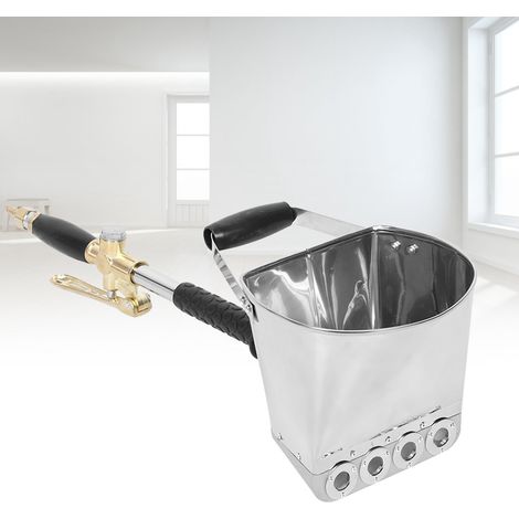 Pulvérisateur de mortier de ciment en aluminium, entonnoir de peinture pour la décoration intérieure et extérieure de la maison (1/5)