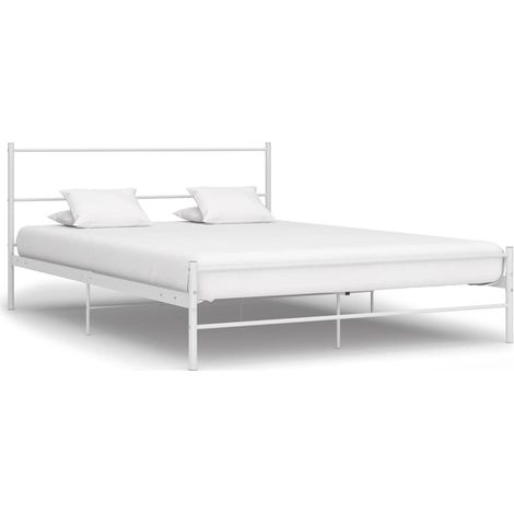 Maison Exclusive - Giroletto Bianco in Metallo 140x200 cm (1/5)