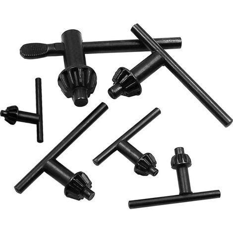 Clé Mandrin Perceuse 4/6/10/13/16/20mm Universelle Cle Mandrin pour Perceuse à Mandrin (6 Pièces) (1/4)
