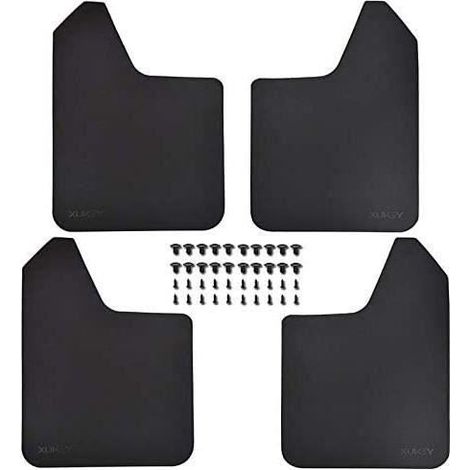 XUKEY 4 pièces bavettes universelles Avant Arrière pour voiture SUV Van ramasser camion Camionnettes garde-boue d'ailes avec Clips (1/4)