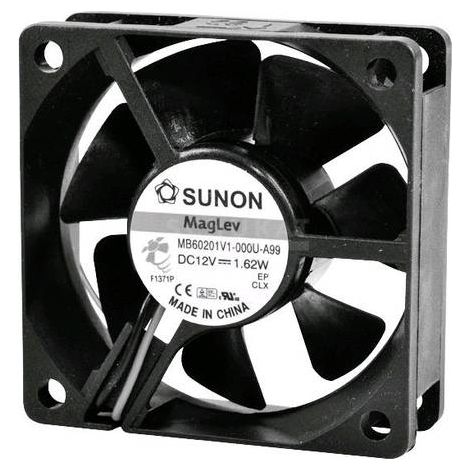 Sunon MF60202V11000UA99 Ventola assiale 24 V/DC 39.06 m³/h (L x L x A) 60 x 60 x 20 mm
