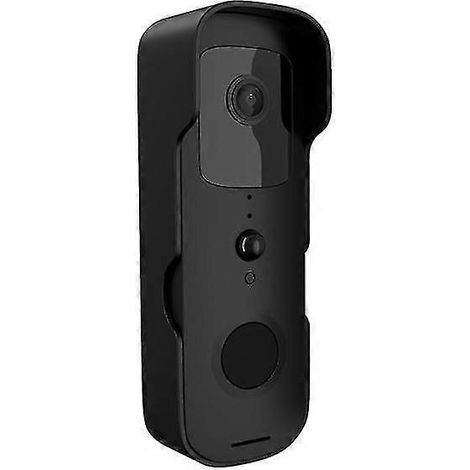 Tuya Smart-Video-Türklingel für Zuhause, WLAN, kabellos, wasserdicht, batteriebetrieben, universell, Schwarz