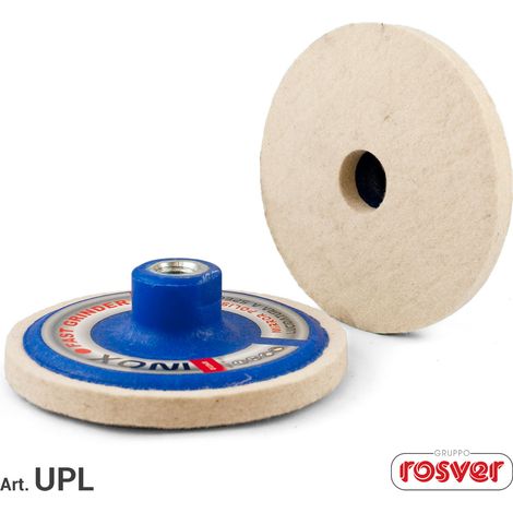 ROSVER UPL DISCO PER LUCIDATURA DISCHI ONE STEP Ø115 FORO M14 PER INOX (1/4)