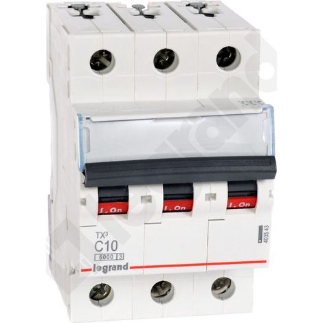 DISJONCTEUR, 3 BROCHES, TYPE C, SÉRIE LEXIC TX³ DE 353011 LEGRAND