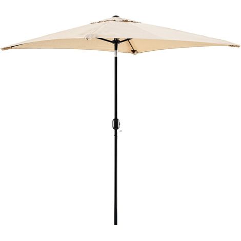 Tristar PA‑7902 – parasol droit – 200x200 cm – beige – inclinable housse