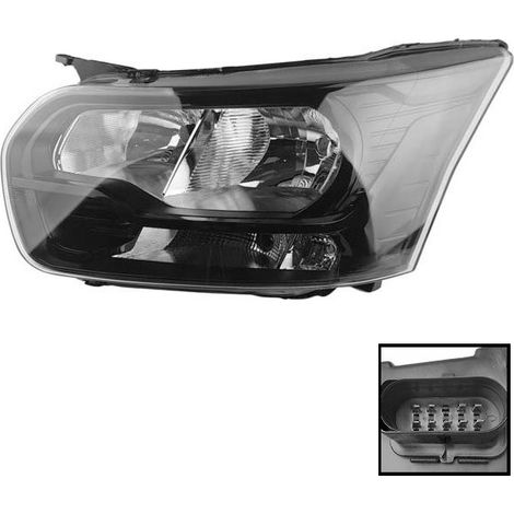 Faro izquierdo Ford Transit V363 2014+, con espejo negro  BK31 13W03 0BF